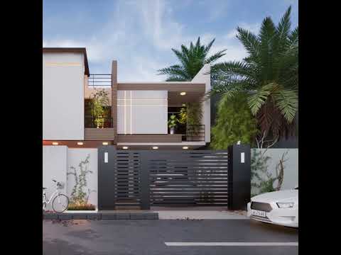 Elevation house rander by Twinmotion رندر واجهة منزل باستخدام برنامج توين موشن