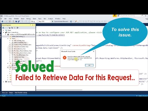 Failed to retrieve data for this request at expanding Table folder in SQL
