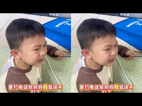 盈妹妹跟妈妈去玩，哥哥等不到妈妈去学校接他，他生气了🤭#日常生活 #养娃日常