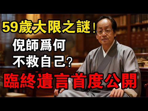 倪海廈59歲大限之謎！精通改命，為何不救自己？倪師「臨終遺言」揭開驚天玄機：我若不死，才是自私！【清蓮養生】 #倪海廈 #倪師 #天命 #中醫 #清蓮養生 #59歲 #大限 #玄學 #人紀 #算命