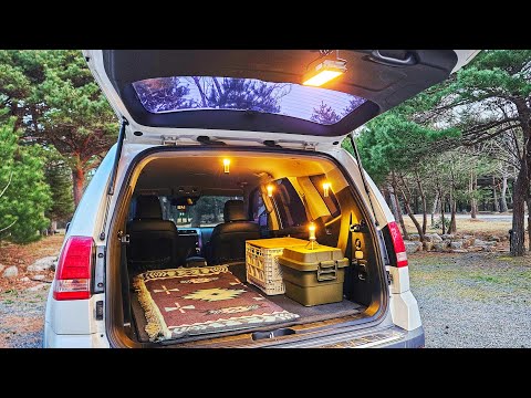 차박, 이렇게 시작하는 거 맞나요? / 미니멀 캠퍼의 차박 도전 / 기아 모하비 차박 / 꼼지락 온열매트