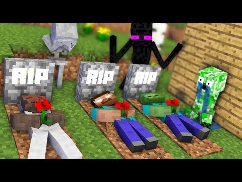 Monster School : ALL EPISODE Challenge - Minecraft Animation