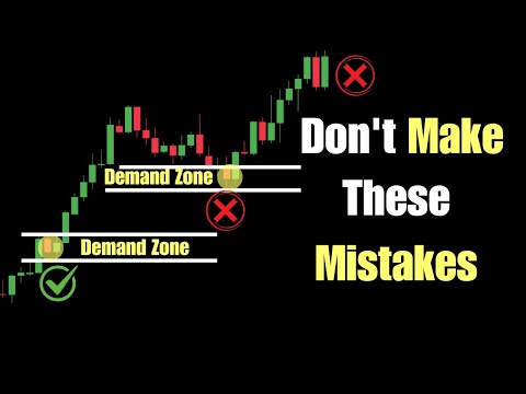 ❗DO NOT make these mistakes when trading with Supply and Demand zones.❗
