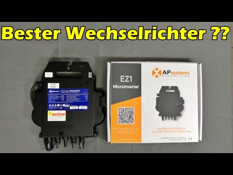 Bester Wechselrichter für Balkonkraftwerk AP Systems EZ1 - M