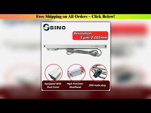SINO 3 Axis LCD DRO Digital Readout Kit with 3pcs or 2pcs DRO Linear Scale Grating Glass Ruler for