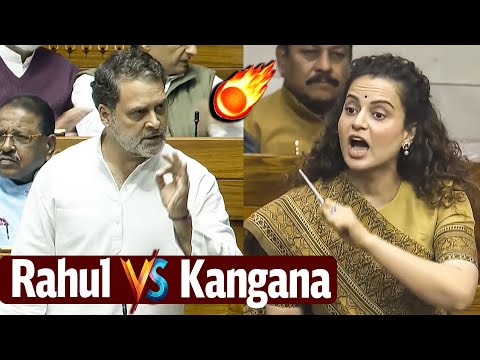 War of Words Between Rahul Gandhi and Kangana Ranaut in Lok Sabha | PM Modi | BJP Vs Congress