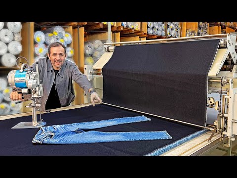 Como é FABRICADA a CALÇA JEANS #Boravê