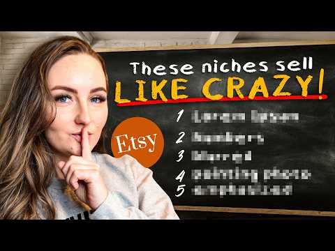 5 Etsy Niches GUARANTEED To Sell In 2026 (Even If You’re A Beginner)