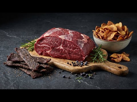 How Venison is Processed into Jerky & Crispy Meat Chips | Modern Factory Process