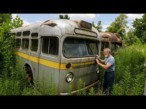 This man is transforming an old junk school bus into a luxury caravan! @isaacturnerit3465