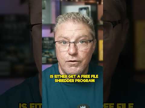 How to delete personal files PERMANENTLY! #computeradvice