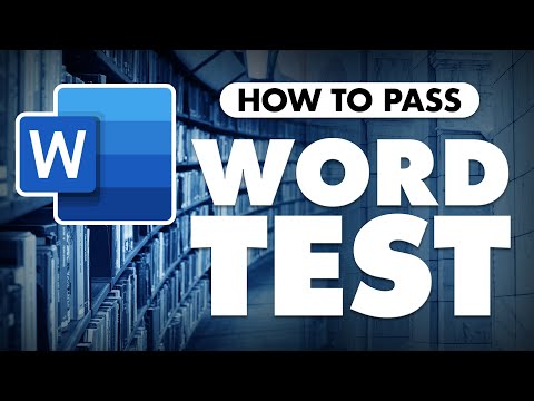 How to Pass MICROSOFT WORD ASSESSMENT TEST - Questions and Answers with Solutions