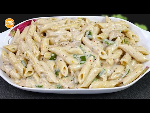 White Sauce Pasta,Easy and Simple Pasta Recipes by Samina Food Story