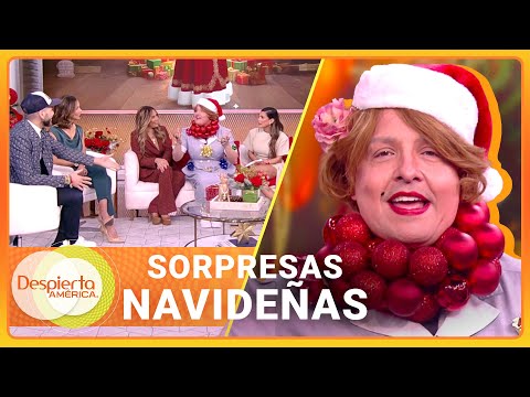 Meche Jo Jo Jo le cambia el nombre a Jomari y reparte regalos | Despierta América | 17 dic