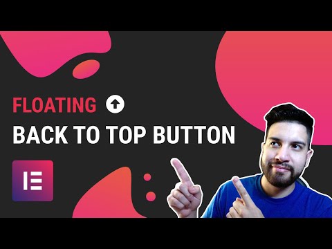 Create A Back To Top Button On Elementor Free | Floating Scroll To Top ⬆️