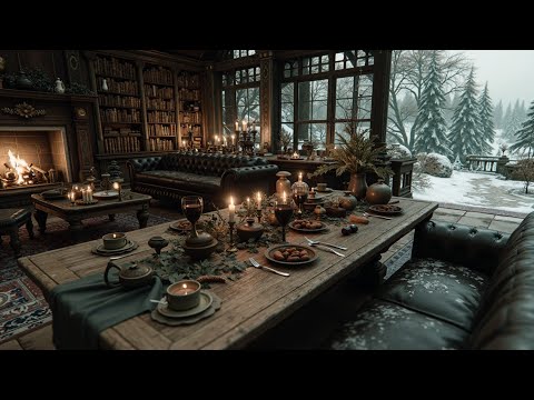 Autumn Winter Jazz Chillout Music - Fireside Study & Coffee Shop Vibes