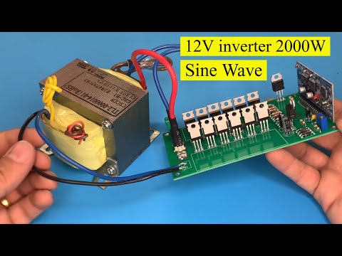 how to make Power Inverters 2000W , sine wave ,mosfet ,JLCPCB
