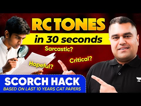 RC Tones in CAT 2025 🔥 Crack the Author's Attitude in 30 Seconds! | CAT VARC Strategy