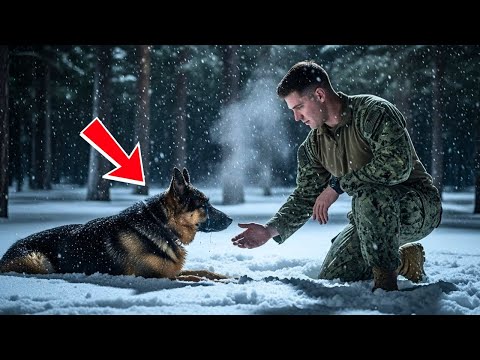 A Navy SEAL Found a Crying German Shepherd in the Snow – What He Discovered Next Melted His Soul