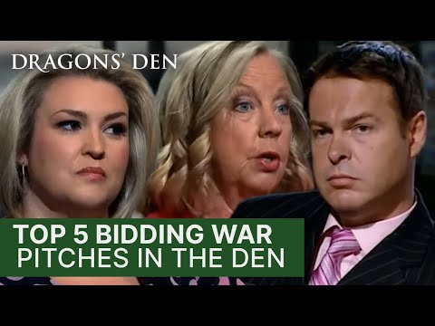 Top 5 Entrepreneurs Who Sparked A Bidding War | Dragons' Den