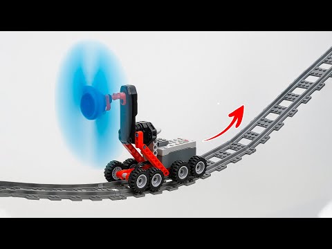 LEGO Propeller Train Challenge: Climb Ultimate Steep Track | Smart Lego