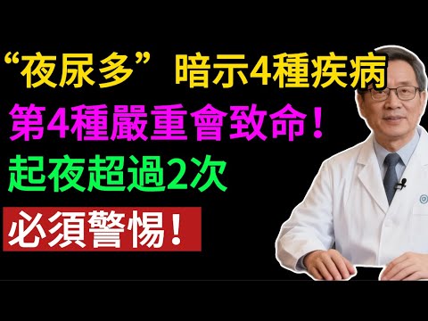 夜尿多不一定是腎虛！醫生警告：這 4 種病才是「真兇」，第 4 種嚴重會致命！一晚上起夜幾次算正常？超過這個數就是「病」！