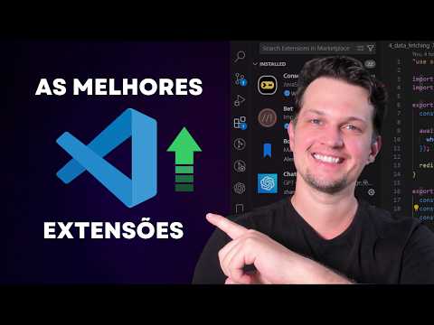 12 EXTENSÕES DO VS CODE OBRIGATÓRIAS - EXTENSÕES PARA AUMENTAR A PRODUTIVIDADE EM 2024