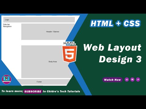 How to create Website Page Layout in HTML CSS | using Float - Web Layout Design Tutorial 03 🚀