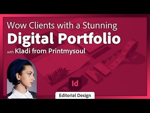 Create a Digital Portfolio in Adobe InDesign with Kladi from Printmysoul