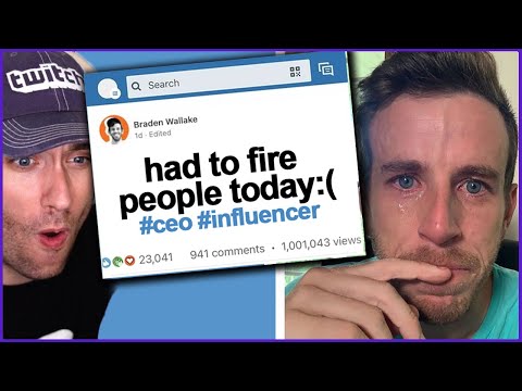 He Posted A Crying Selfie While Firing People...