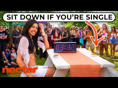 speed dating 80,000 strangers at a music festival