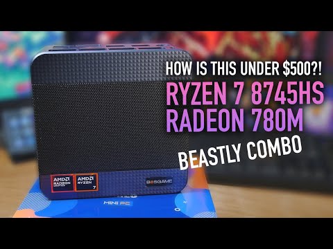 Under $500?! Ryzen 7 8745HS + Radeon 780M + Oculink + Dual 2.5 Gbe - Bosgame M4