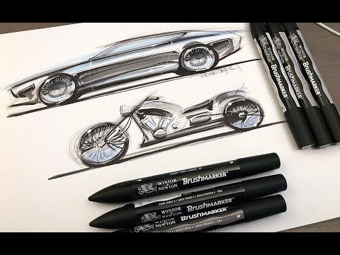 MARKER REVIEW Winsor & Newton cool gray marker set - Are they any good?