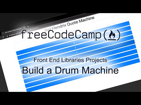 Build a Drum Machine - Front End Libraries - Projects Free Code Camp