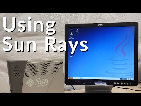 Sun Ray Thin Clients Pt2: Actually Using Them
