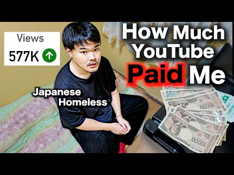 Monetized! How Much Did a Japanese Homeless Man Earn from YouTube? 