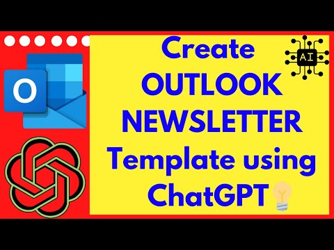 📧 How to Create OUTLOOK Newsletter Template using ChatGPT? 💡