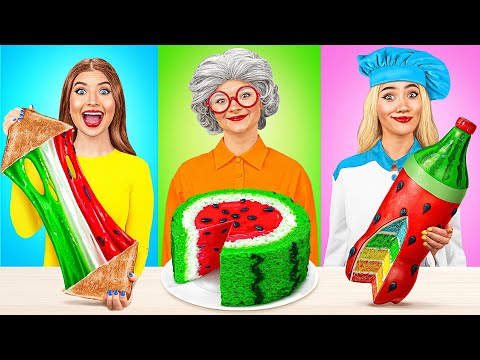 Кулинарный Челлендж: Я против Бабушки | Вкусные Рецепты от Jelly DO Challenge