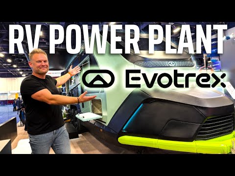 My First Look: RV Travel Trailer By EVOTREX - Onboard Supercharger! | Co-Founder Interview!