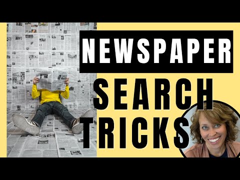 Newspaper Search Tricks to Find Your Family