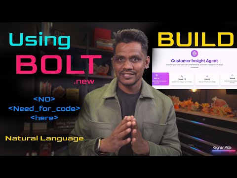 Build an AI Agent with Bolt.new – No Code Needed: Creating a Customer Insight Agent