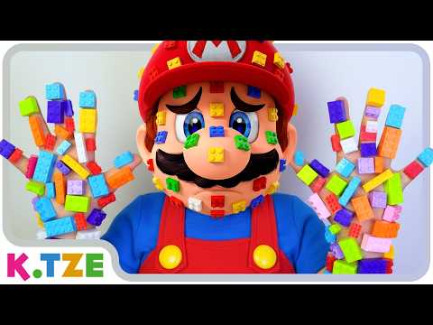 Lego gets Stuck on his Face ๐งฑ๐ Super Mario Odyssey Story