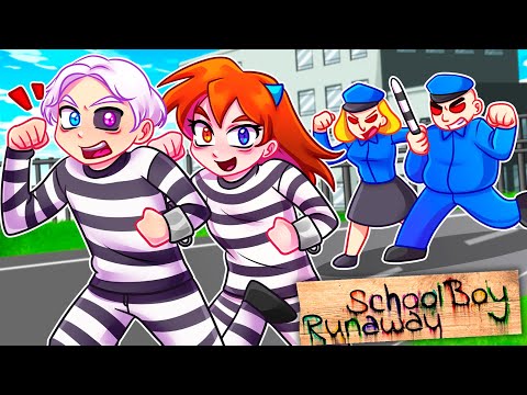 😨 Майнкрафт но МЫ СБЕЖАЛИ ИЗ ТЮРЬМЫ по КАНАЛИЗАЦИИ в SCHOOLBOY RUNAWAY