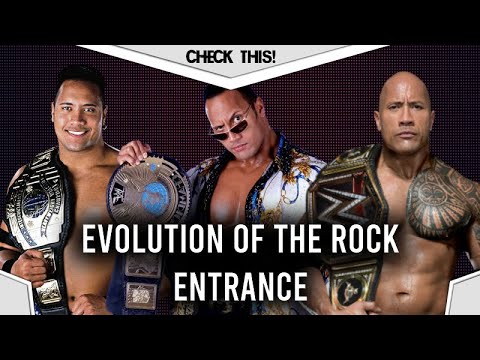WWF / E - Evolution of The Rock Entrance! 1997 to 2015 - (Entrance Evolutions)