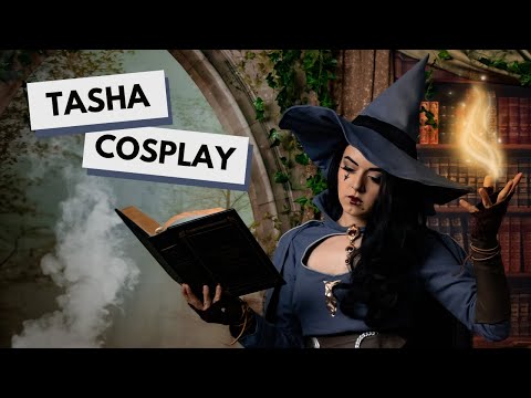 I cosplayed Tasha from Dungeons & Dragons' "Tasha's Cauldron of Everything"