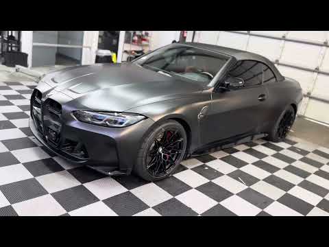 BMW m4 competition full wrap what to expect and common questions pure PPF wrap 