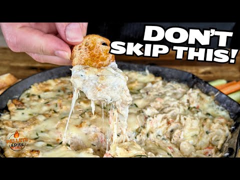 This Smoked Crab Dip is Perfect for Gameday Smoker Appetizers! Easy to Make and Delicious!