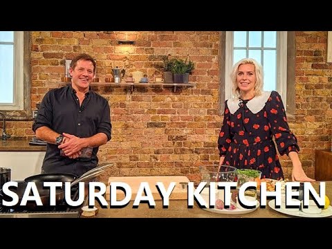 Saturday Kitchen Live with Matt Tebbutt, guest Sara Pascoe and Chefs Freddy Forster and Anna Haug