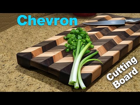 Chevron Cutting Board Tutorial