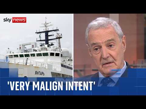 'We're going to arrest it and bring it in': Prof Michael Clarke on Russian spy ship near UK waters